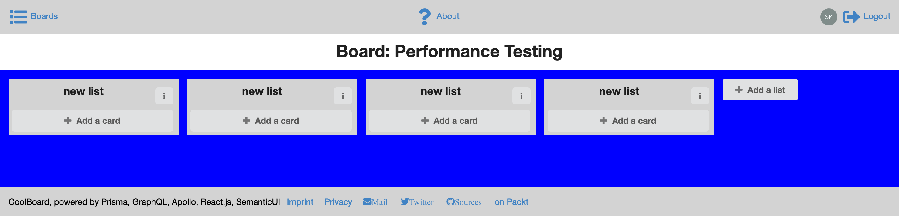 board-initial loading board page - first part